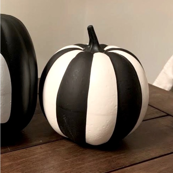 Target Other - Target - Black and white stripe pumpkin